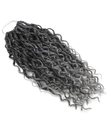 5 Packs Goddess Locs Crochet Hair 14 Inch River Locs Wavy Synthetic Braiding Hair Extension - OT-gray (Pack of 5) - Buy Online on GoSupps.com