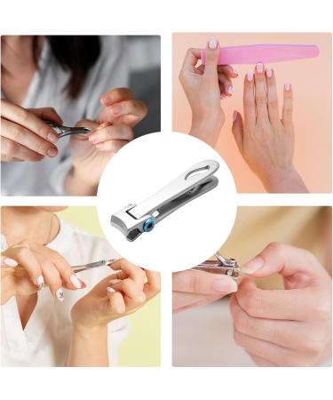 Vbnuyhim Nail Clippers with File Nail Clippers Set Nail Clippers | Heavy Duty Stainless Steel Nail Clippers with Nail File for Stunning Nails Silver - Buy Online on GoSupps.com