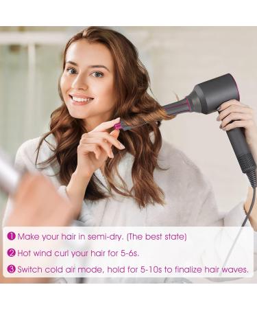 Anti Flight Flyaway Nozzle & 2Pcs Adapter for Dyson Supersonic Hair Dryer HD01 HD02 HD03 HD04 HD08 with 2Pcs 30mm/1.2in Long Hair Curling Barrels for Dyson Airwrap HS01 HS05 Styler - Buy Online on GoSupps.com