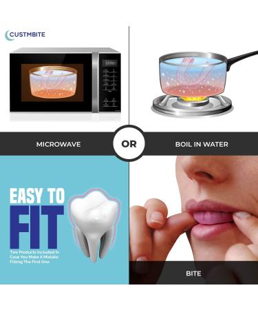 CustMbite Pink Night Guard (2 Pack) - Made in USA - Teeth Grinding Nightguard - Buy Online on GoSupps.com