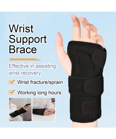 Paskyee Adjustable Carpal Tunnel Wrist Brace for Pain Relief - Left/Right Hand Support L/XL - Arthritis & Tendonitis Relief - Buy Online on GoSupps.com