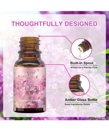 Sedbuwza Lilac Essential Oil - Fragrance for Diffuser, Humidifier, Soap, Candle, Perfume - 10ML (0.33 Fl Oz) - Buy Online on GoSupps.com
