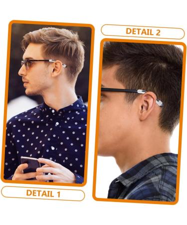 Lurrose Flower Girl Hair Jewelry & Accessories | 15 Pairs Slide-Resistant Glasses Pillow Earmolds Silicone Sock Holders for Perfect Fit - Buy Online on GoSupps.com