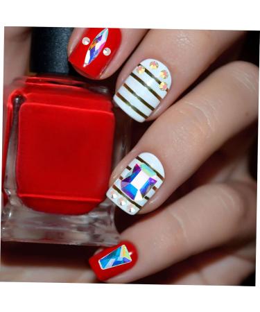 Housoutil 1 Box Nail Drill Manicure Charm Diy Nail Art Diamond Nail Art Stickers Glitter Rhinestone Nails Rhinestone for Nails Manicure Supplies Decor Nail Diamonds Assorted - Buy Online on GoSupps.com