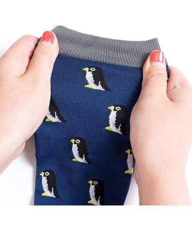 Leostep Funny Compression Stockings for Men & Women | Improve Blood Circulation & Support | Ideal for Cycling Hiking Traveling & Fishing - L-XL Sea - Buy Online on GoSupps.com