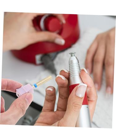 HONMEET Acrylic Drill Bits Nail Bits Cuticle Drill Bits Cuticle Nail Drill Bit Tungsten Steel - Buy Online on GoSupps.com