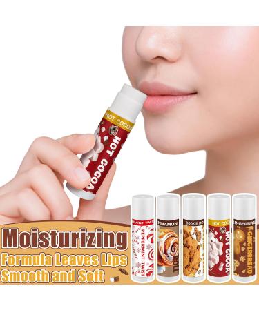 15 Pcs Christmas Lip Balms Bulk Peppermint Candy Cane Gingerbread Hot Cocoa Gifts Cookie Cinnamon Flavor Lip Balm Party Favor Xmas Stocking Stuffers Christmas Bulk Gifts for Coworker Staff Employee Sweet 15 - Buy Online on GoSupps.com