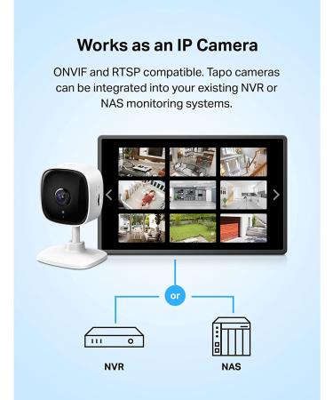 TP-Link Tapo C110 2K Indoor Security Camera: Baby Monitor, Dog Camera, Motion Detection, Night Vision, 2-Way Audio, Alexa & Google Home Compatible - Buy Online on GoSupps.com