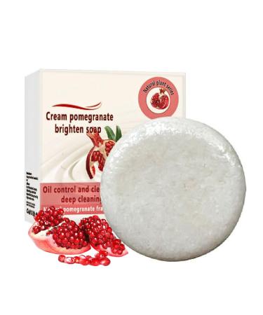 Pomegranate Soap Bar Natural Soap Handmade Soap Face Soap Bar Moisturising Body Soap Bar Refreshing Cleansing Soap Bars Cleaning Bars of Soap for Hand Wash & Body Glowing Bathing Bar