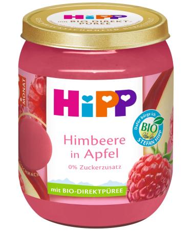 HiPP Premium Fruits 6 x 160g DA41012 Raspberry/Apple 160g 160g Raspberry/Apple
