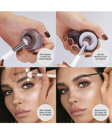 iMethod Eyebrow Stamp & Stencil Kit - Light Brown - Easy Brow Makeup Trio - Buy Online on GoSupps.com