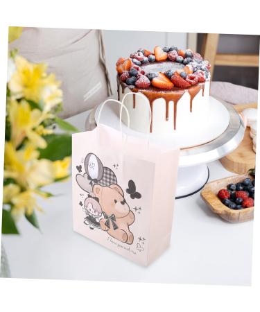 Amosfun 5pcs Small Gift Bag Gift Tote Bags Medium Gift Bags Packing Bags for Florist Wrapping Bags for Presents Gift Packing Pouch Gift Bags with Handles Paper Bouquet Bag Shopping Dark - Buy Online on GoSupps.com