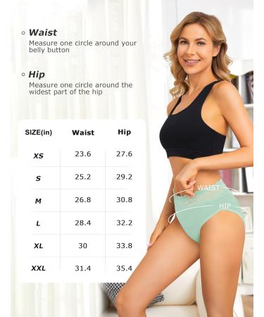 Leovqn Lace Trim Period Pants for Women | Heavy Flow Menstrual Underwear | Leakproof Postpartum Briefs M | Black/Mint Green/Nude - Buy Online on GoSupps.com