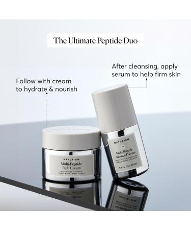 Naturium Multi-Peptide Rich Cream Hydrating & Nourishing to Help Appearance of Fine Lines & Wrinkles Vegan & Cruelty-Free 1.7 oz - Buy Online on GoSupps.com