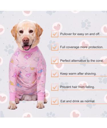 YeaPeeto One-Divider for Dogs Full Body Pajamas for Large & Medium Dogs | Relaxation Hair Loss Allergy Relief Wound Protection Anti-Lick Cone Alternative (4xL Elephant) - Buy Online on GoSupps.com
