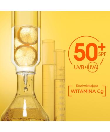 Garnier Vitamin C Brightening Day Fluid with SPF50+ Filter - 40 ml - Buy Online on GoSupps.com