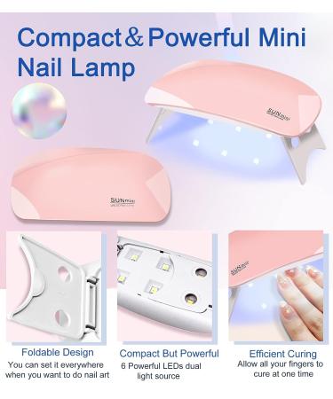 Poly Gel Nail Kit: 6 Colors, Nail Lamp, Extension Kit, Top Base Coat, Builder Tools - Ideal for Beginners - Buy Online on GoSupps.com