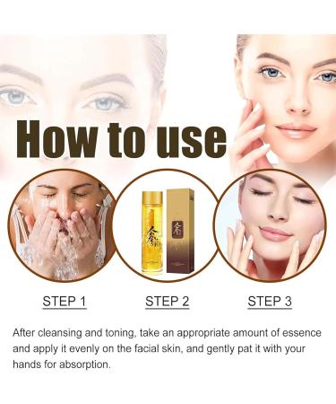 Ginseng Extract Liquid Ginseng Anti-Wrinkle Essence Toner Ginseng Extract Anti-Wrinkle Serum Korean Red Ginseng Anti Aging Essence Ginseng Face Serum Reduces Wrinkles (Color : 1pc) - Buy Online on GoSupps.com