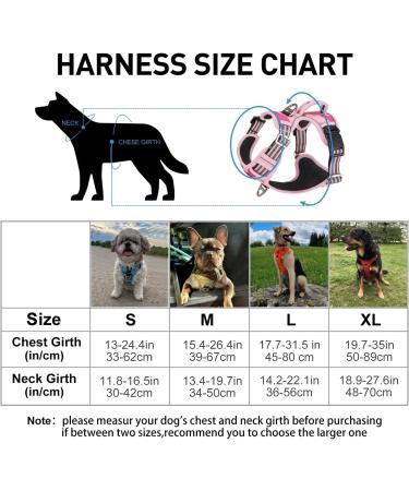 Dociote Anti-Pull Dog Harness & Safety Tableware - Reflective Handle Camo Pink | Perfect for Medium & Large Dogs - Buy Online on GoSupps.com