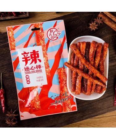 Latiao Combination Pack Spicy Strips Nostalgic Snack Gift Pack Internet Celebrity Snack Food Latiao Big Gluten Instant Snacks Instant Latiao Handmade latiao (329g (12bags)) - Buy Online on GoSupps.com