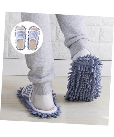 minkissy 2 Pairs Slippers Slipper Mop Slipper Cleaning Womens Socks Non Slip Socks Wooden Floor Cleaner Wood Floor Cleaner Cloth Slipper Indoor Shoes Multipurpose Non-slip Shoes 23x11cm 6x2pcs - Buy Online on GoSupps.com