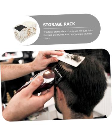 Beatifufu Hairdressing Scissors Stand - Hair Styling Tool Organizer for Professionals | White Plastic 17.8x8.3cm - Perfect for Braiding & Hair Stations - Buy Online on GoSupps.com