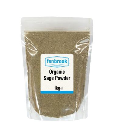 Organic Sage Powder 1kg | Certified Organic by Fenbrook Organic