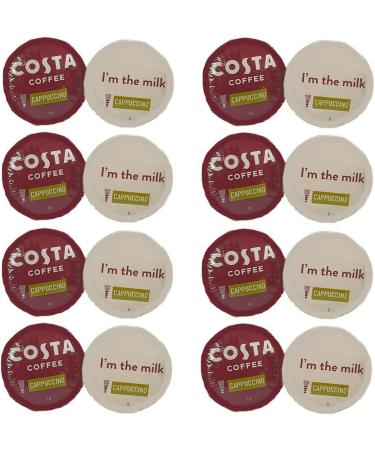96 x Dolce Gusto Compatible Costa Cappuccino Pods 96 Capsules 48 Drinks - SOLD LOOSE - Buy Online on GoSupps.com