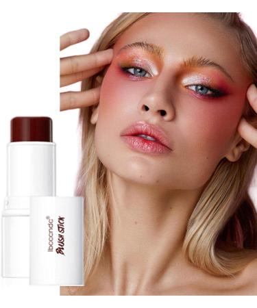 Makeup Sticks - Stick Makeup Set | Waterproof Facial Contouring Highlighting Foundation Shadow Cream Sticks Long-Lasting Facial Makeup Stick Set 2# Blush Stick (01) - Buy Online on GoSupps.com