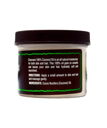 Cococare 100% Pure Coconut Oil - All Natural Coconut Oil for Skin and Hair 4 OZ - Buy Online on GoSupps.com