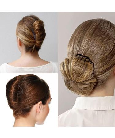 8 Pieces Hair Side Combs Metal Hair Fork Clip Hair Pins for Buns Hair Updo U-Shape Hair Sticks for Women Hair Styling Tool Accessories - Buy Online on GoSupps.com