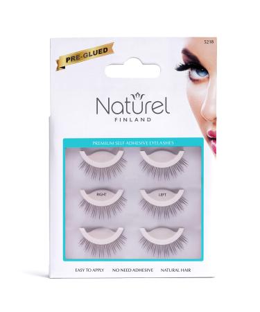 False Eyelashes Natural Face Eye Lashes - Self Adhesive Eyelash Strip - Pre Glued Falsies Eyelashes