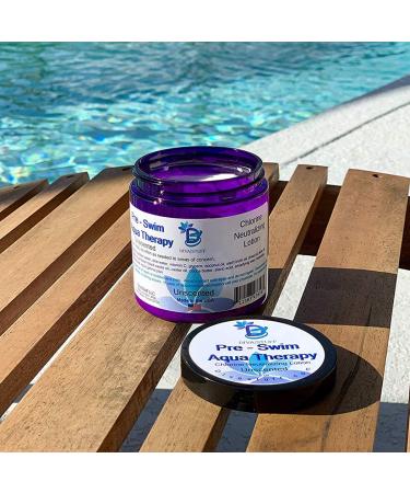 Diva Stuff Pre-Swim Aqua Therapy Lotion 8 oz - Chlorine Neutralizing Moisturizer for Swimmers - Protects Skin from Chlorine & Salt Water - Made in the USA - Unscented - Buy Online on GoSupps.com
