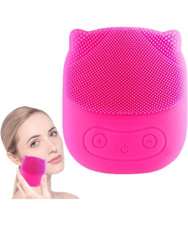 Geteawily Silicone Face Purifier Facial Scrubber Electric Shaped Facial Scrubber Facial Brushes for Skin Care for Women and Men Red - Buy Online on GoSupps.com
