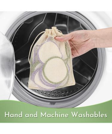 16Pcs Reusable Makeup Remover Pads - Eco-Friendly Bamboo Cotton Rounds for Sustainable Beauty - Buy Online on GoSupps.com