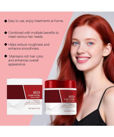 Red Depositing ConditionerMoisturizing Hair Red Color Repairing Conditioner Long Lasting Personal Care Products For Men Women Curly Style Dry Bathroom Home Travel Styl - Buy Online on GoSupps.com