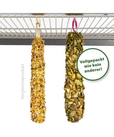 Wagner's Jumbo Nibble Sticks with Pistachios for Large Parrots - 250g | Premium Parrot Treats | International Shipping - Buy Online on GoSupps.com