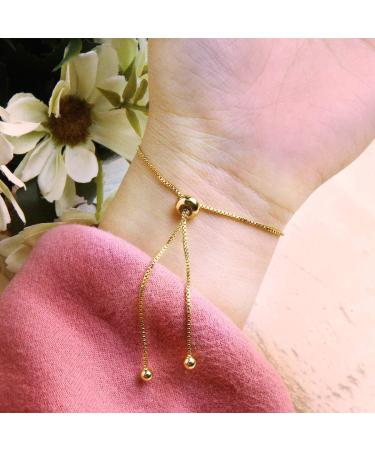 Jardme Essential Oil Diffuser Bracelet - Lava & Rose Quartz | Adjustable 14k Gold Gemstone Bracelet - Buy Online on GoSupps.com