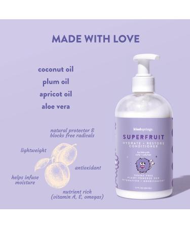 Buy Ultra-Hydrating Conditioner for Kids with Curly Hair | Nourishing & Detangling | 12 Fl Oz - International Shipping Available - Buy Online on GoSupps.com