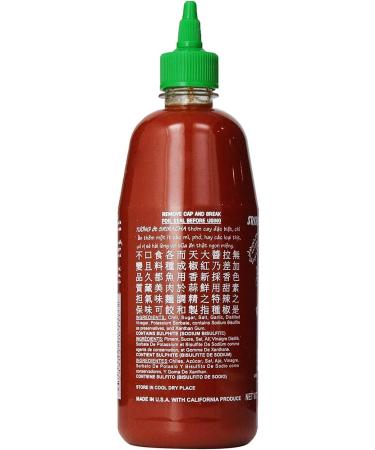 Huy Fong Sriracha Hot Chili Sauce 28 Oz / 740 ml (Pack of 1) - Buy Online on GoSupps.com