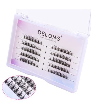 SLONG Manga Anime Cluster Lashes Extension Kit - Thin Clear Band for Natural Look, Cosplay Makeup Tools (UP-02) - Buy Online on GoSupps.com