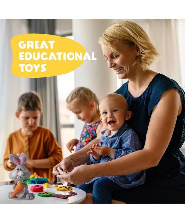 Kilpkonn 24 Colors Air Dry Clay Set with Play Mat & Tools - Non-Toxic Modeling Clay for Kids - No Baking Needed - Perfect Arts and Crafts Gift - Buy Online on GoSupps.com