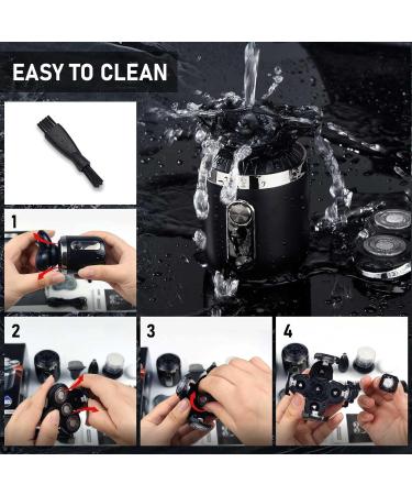 Best Electric Shavers for Men | Waterproof Rotary Head Shavers & Grooming Kits - USB Rechargeable Includes Clippers & Nose Trimmer - Buy Online on GoSupps.com