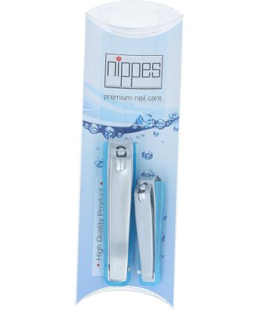 Nippes 2-Piece Stainless Steel Nail Clipper Set - Premium Quality Made in Solingen Germany | International Shipping Available - Buy Online on GoSupps.com