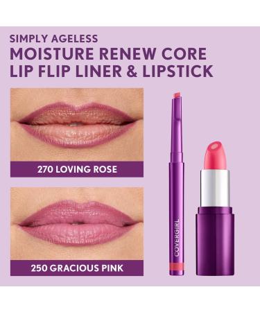 COVERGIRL Simply Ageless Lip Flip Liner - Loving Rose (1 Count) - Buy Online on GoSupps.com