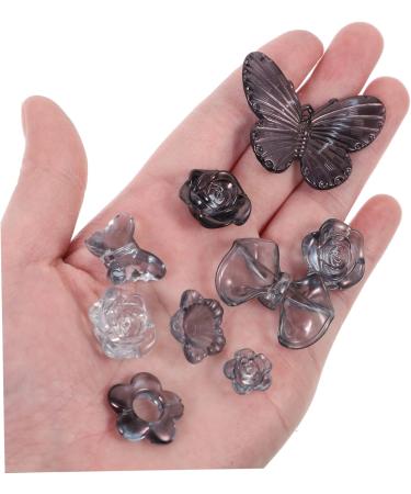 Anneome 1 Hair Decoration Accessories Beads Diy Crafts Charm Braclets Loose Bead Charm Necklace Gradient Dark Grey 0.3X3X4 - Buy Online on GoSupps.com