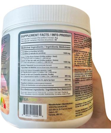 Yummy Sports Beach Ready Fat Burner Supplement - Stimulant Free Pre Workout Powder For Men & Women - Promote Weight Loss Improves Metabolism - 180g 30 Serving - Sour Watermelon - Buy Online on GoSupps.com