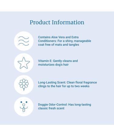 PetAg Fresh 'n Clean Scented Dog Shampoo - Classic Fresh Scent - 18oz for Manageable & Shiny Hair - Buy Online on GoSupps.com