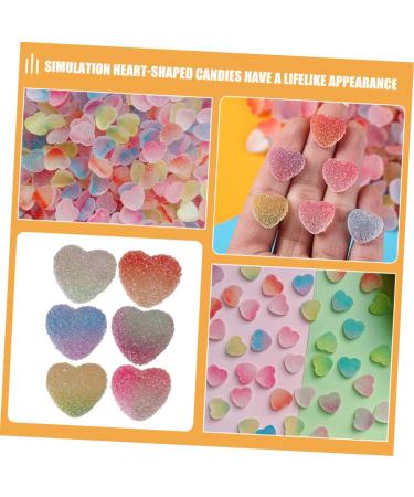 Vaguelly 50pcs Simulation Gummies Faux Candy Fake Candy Home Forniture Decor Homedecor Models Candies Fake Soft Candy Desktop Soft Candy Model Fudge Props Material Decorate Resin - Buy Online on GoSupps.com