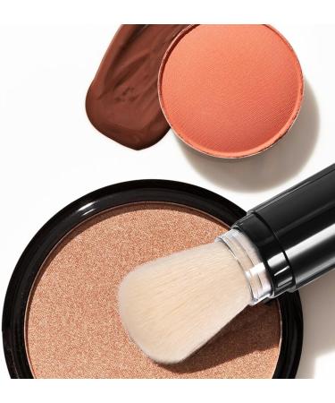 Beavorty Refillable Powder Brush Makeup Brush with Powder Spray Bottle Applicator Tool for Loose Powder Blush Talcum Highlight Powder Cosmetics - Buy Online on GoSupps.com
